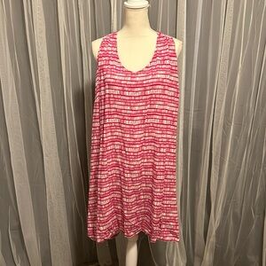 Women’s NWT Pink Sleeveless Dress Size XXL